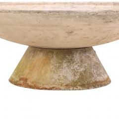 Willy Guhl A Large Two Piece Cast Stone Planter Urn attributed to Willy Guhl C 1970  - 4452992