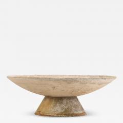 Willy Guhl A Large Two Piece Cast Stone Planter Urn attributed to Willy Guhl C 1970  - 4454363