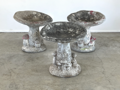 Willy Guhl CONCRETE MUSHROOM STOOLS - 2745801