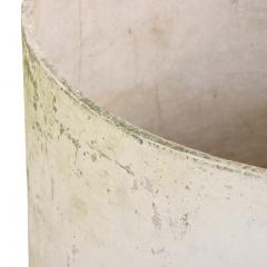 Willy Guhl Four French Cast Stone Round Planters Attributed to Willy Guhl C 1970  - 4452746