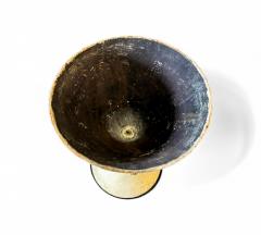 Willy Guhl Hour Glass shaped Planter in Fiber Cement with Iron Base Willy Guhl - 4416803