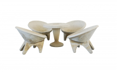 Willy Guhl ITALIAN SCULPTURAL CONCRETE CHAIRS - 1954503