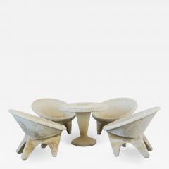 Willy Guhl ITALIAN SCULPTURAL CONCRETE CHAIRS - 1957157