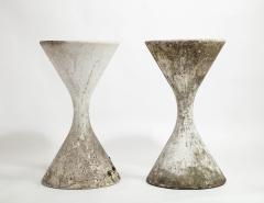 Willy Guhl Large Concrete Diabolo Spindel Planters by Willy Guhl - 3540017
