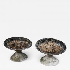 Willy Guhl Pair of 1960s Willy Guhl Soup Cup or Tilted Garden Planter 25 diameter - 2297855