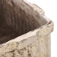 Willy Guhl Pair of French Cast Stone Rectangular Planters by Willy Guhl C 1970 - 4643642