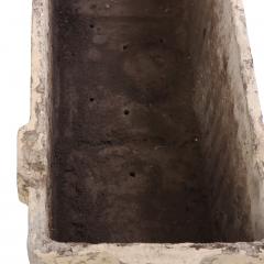 Willy Guhl Pair of French Cast Stone Rectangular Planters by Willy Guhl C 1970 - 4643643