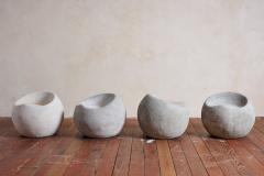 Willy Guhl Sculptural Concrete Chair and Table Set - 4440112