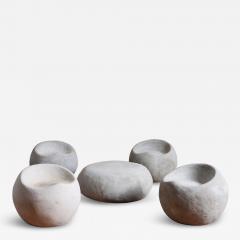 Willy Guhl Sculptural Concrete Chair and Table Set - 4440660