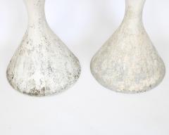 Willy Guhl WILLY GUHL DIABOLO VINTAGE ETERNIT CONCRETE DIABOLO SPINDEL PLANTERS 1960S - 4217415