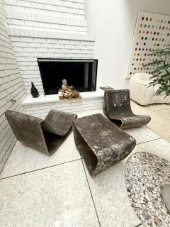 Willy Guhl Willy Guhl Loop Chairs and Side Table - 4145792