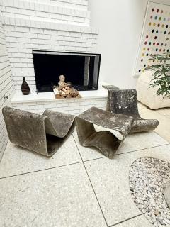 Willy Guhl Willy Guhl Loop Chairs and Side Table - 4145794