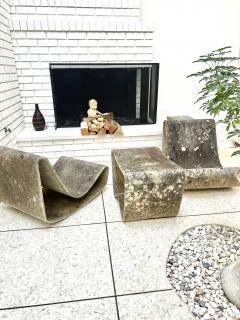 Willy Guhl Willy Guhl Loop Chairs and Side Table - 4145795