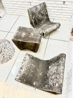 Willy Guhl Willy Guhl Loop Chairs and Side Table - 4145796