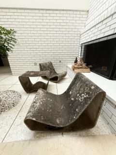 Willy Guhl Willy Guhl Loop Chairs and Side Table - 4254476