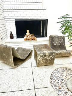 Willy Guhl Willy Guhl Loop Chairs and Side Table - 4254479