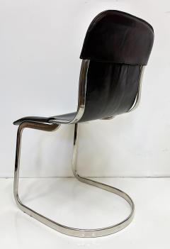 Willy Rizzo 1970s Willy Rizzo Model C2 Dining Chairs For Cidue Set of 4 Itally - 4353072