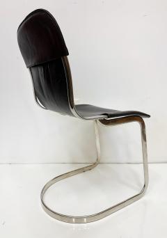 Willy Rizzo 1970s Willy Rizzo Model C2 Dining Chairs For Cidue Set of 4 Itally - 4353073