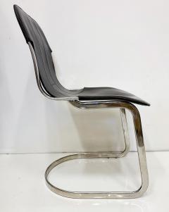 Willy Rizzo 1970s Willy Rizzo Model C2 Dining Chairs For Cidue Set of 4 Itally - 4353087