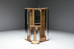 Willy Rizzo Bar corner cabinet by Willy Rizzo Italy 1970s - 4472848