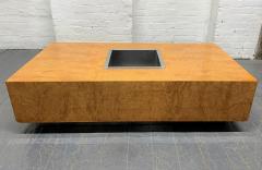 Willy Rizzo Burl Coffee Table style of Willy Rizzo - 1972886