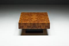 Willy Rizzo Burlwood Coffee Table in the Style of Willy Rizzo Italy 1970s - 4452070