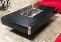 Willy Rizzo Iconic Willy Rizzo Black Coffee Table for Mario Sabot Italy 1970s - 692413