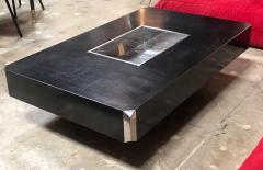 Willy Rizzo Iconic Willy Rizzo Black Coffee Table for Mario Sabot Italy 1970s - 692414