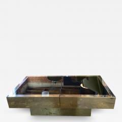 Willy Rizzo Italian Mid Century Modern Coffee Table by Willy Rizzo for Cidue 1970 - 2596511