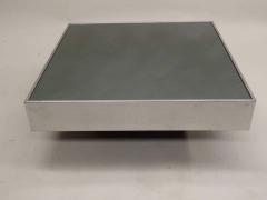 Willy Rizzo Large Two Part Italian Mid Century Modern Coffee Table by Willy Rizzo for Cidue - 1722686