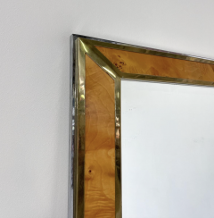 Willy Rizzo Mid Century Modern Console With Mirror in the style of Willy Rizzo 1970s - 3320123