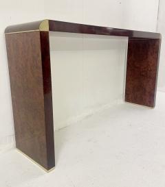 Willy Rizzo Mid Century Wooden Console Table by Willy Rizzo - 2393585