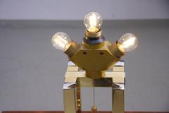 Willy Rizzo Rare Lumica Table Lamp in Brass in the manner of Willy Rizzo - 551513