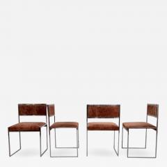 Willy Rizzo Set of Four Dining Chairs by Willy Rizzo - 560879