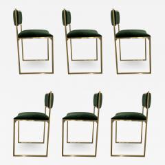 Willy Rizzo Set of Six Willy Rizzo Dining Chairs - 1817476