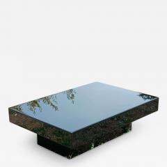 Willy Rizzo Style of Willy Rizzo Black lacquered coffee table - 2729984