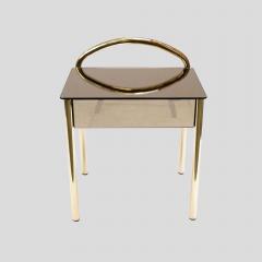 Willy Rizzo Vintage French side table in style of Willy Rizzo - 4415349