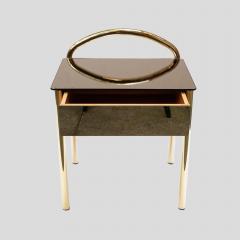 Willy Rizzo Vintage French side table in style of Willy Rizzo - 4415351
