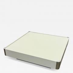Willy Rizzo White Lacquer Coffee Table Attributed to Willy Rizzo - 4789994