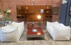 Willy Rizzo Willy Rizzo Alveo Rectangular Red and Chrome Italian Coffee Table 1970s - 2221323