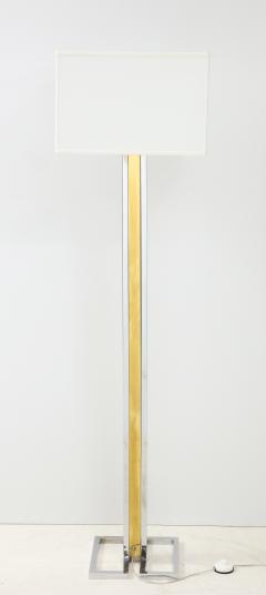 Willy Rizzo Willy Rizzo Brass And Chrome Floor Lamp - 1977808