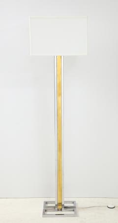 Willy Rizzo Willy Rizzo Brass And Chrome Floor Lamp - 1977811