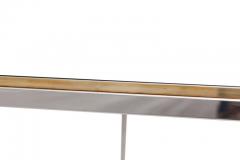 Willy Rizzo Willy Rizzo Flaminia Brass and Chrome Dining Table 1970s - 451442