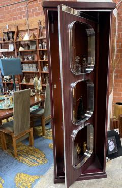 Willy Rizzo Willy Rizzo Illuminated Display Cabinet 1970s - 4335182