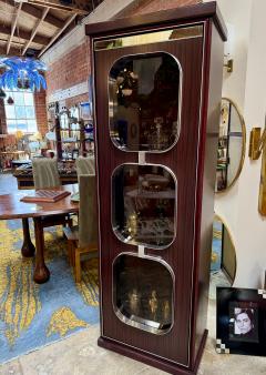 Willy Rizzo Willy Rizzo Illuminated Display Cabinet 1970s - 4335184