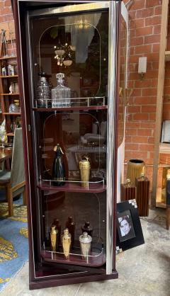 Willy Rizzo Willy Rizzo Illuminated Display Cabinet 1970s - 4335187