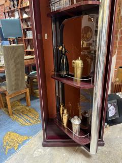 Willy Rizzo Willy Rizzo Illuminated Display Cabinet 1970s - 4335189
