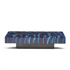 Willy Rizzo Willy Rizzo Mid Century Faux Marble Coffee Table - 4704332