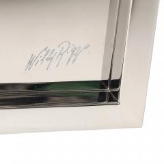 Willy Rizzo Willy Rizzo Nesting Trays Brass Stainless Steel Signed - 4432955