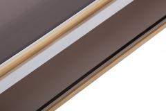 Willy Rizzo Willy Rizzo Rectangular Coffee Table In Brass Chrome and Glass 1970s - 845437